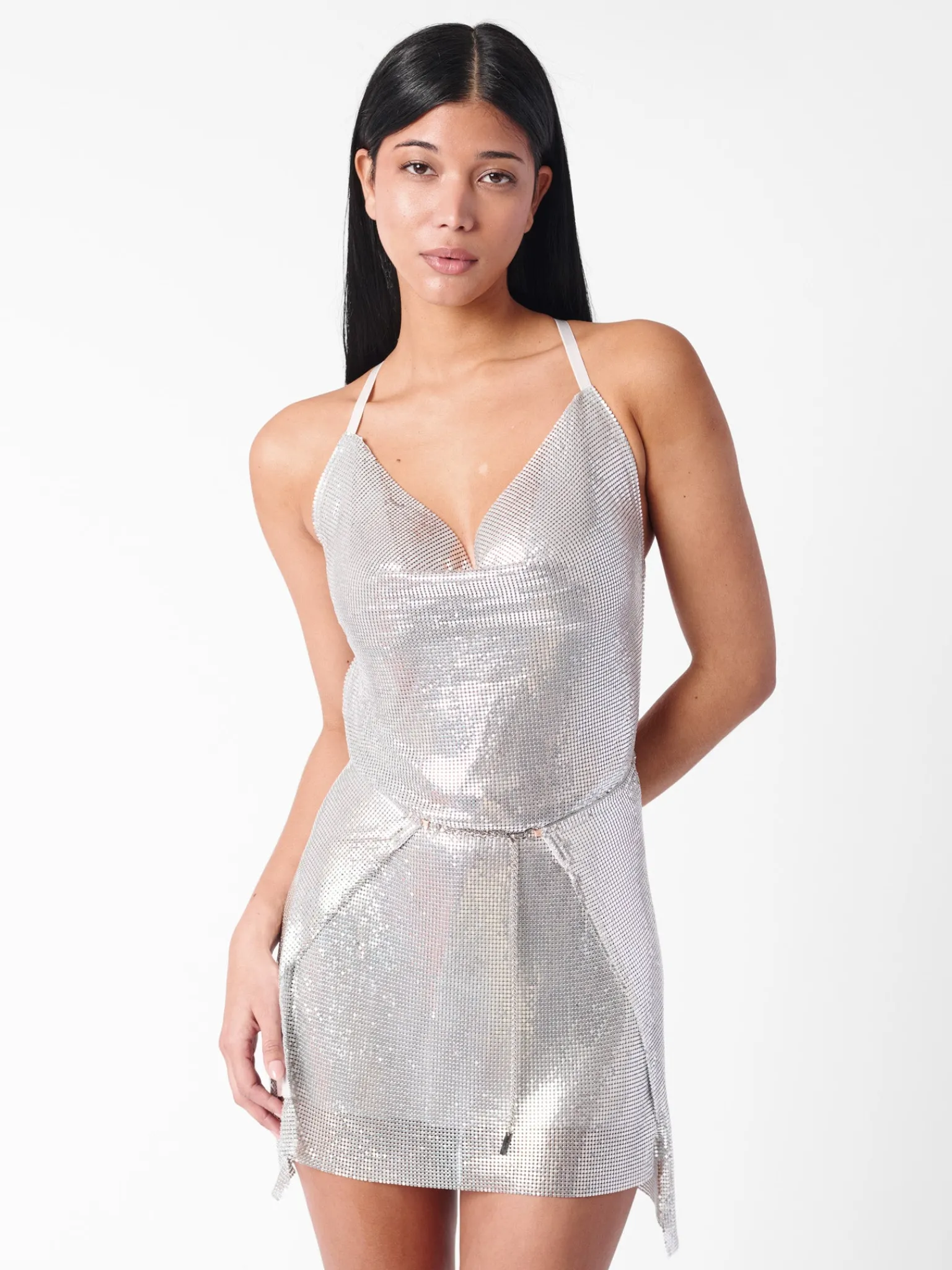 Adrianne Dress Chrome Silver<Poster Girl Discount