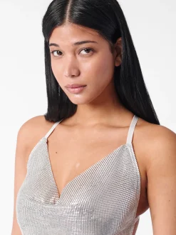 Adrianne Dress Chrome Silver<Poster Girl Discount