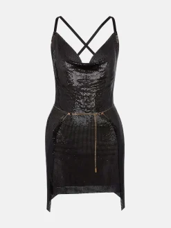 Adrianne Dress in Jet Black<Poster Girl Online