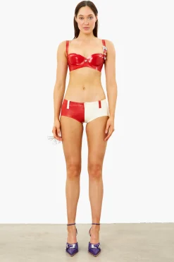 Agnes Latex Shorts Gazpacho<Poster Girl Best