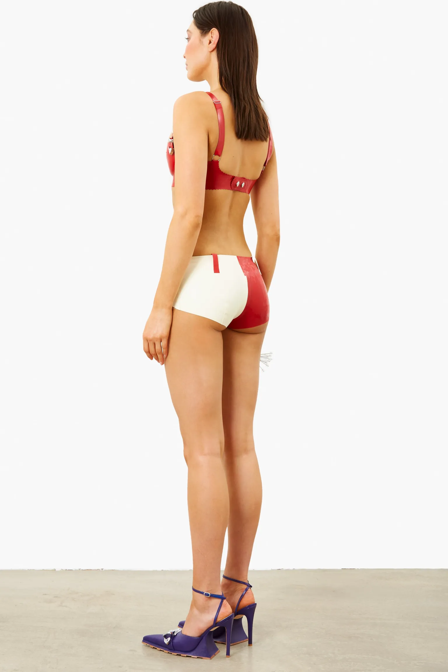 Agnes Latex Shorts Gazpacho<Poster Girl Best