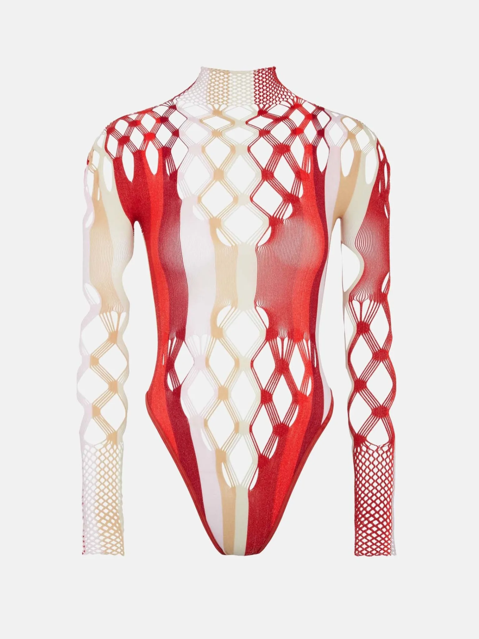 Amphitrite Bodysuit Burgundy Stripe<Poster Girl New