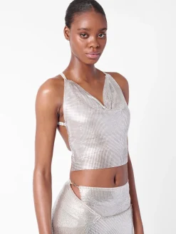 Bambi Top Chrome Silver<Poster Girl Discount