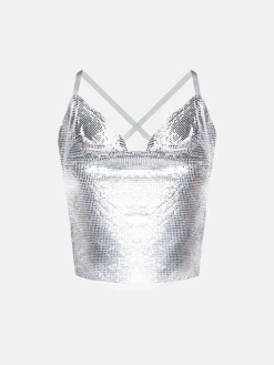 Bambi Top Chrome Silver<Poster Girl Discount