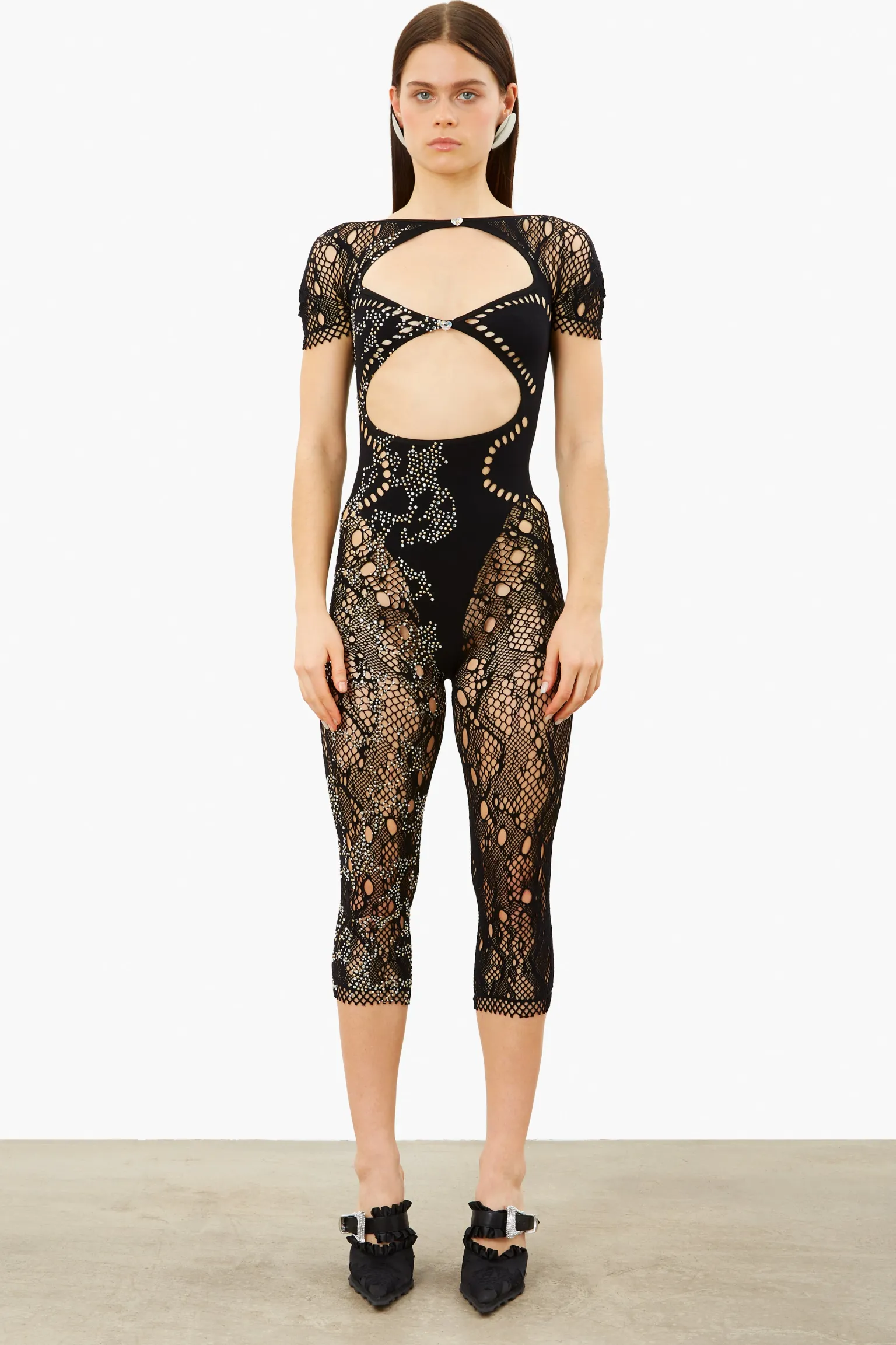 Barbi Jumpsuit Jet Black<Poster Girl