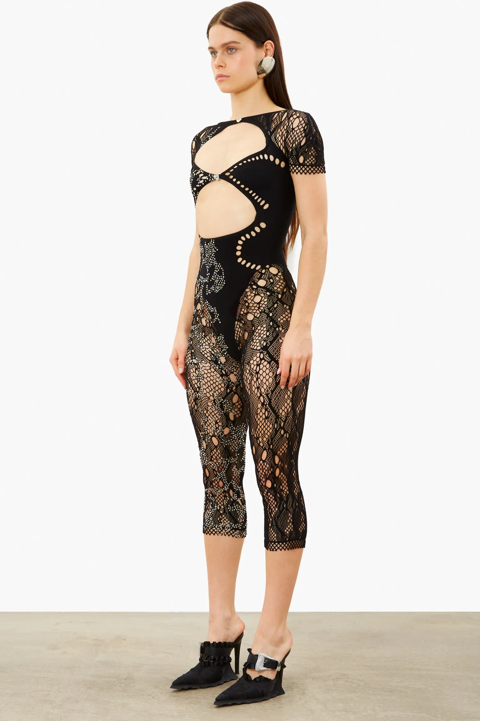 Barbi Jumpsuit Jet Black<Poster Girl