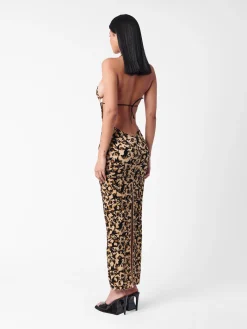 Bare Dress Beige Leopard Print<Poster Girl Sale