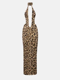 Bare Dress Beige Leopard Print<Poster Girl Sale