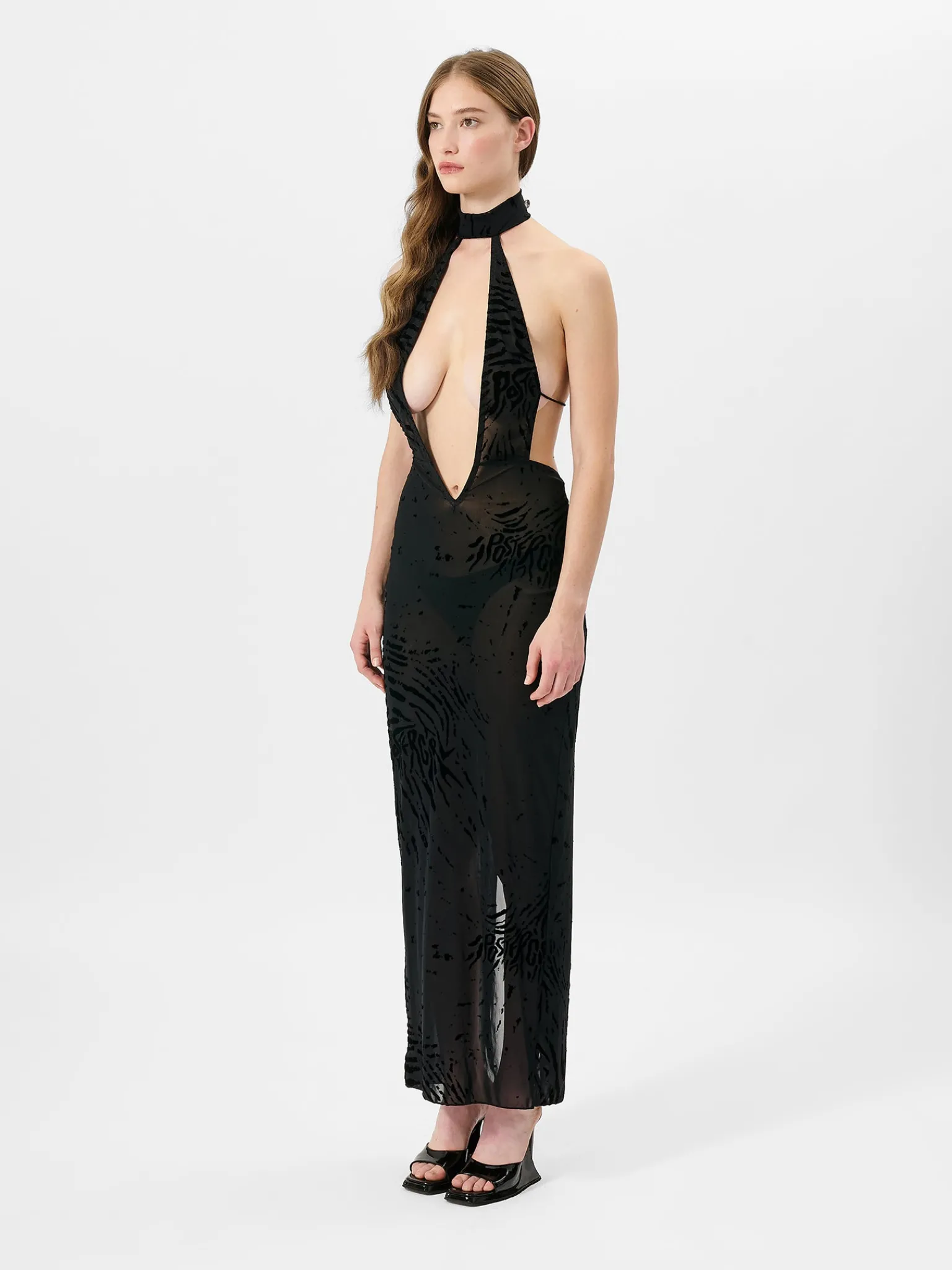 Bare Dress Black Zebra Print<Poster Girl Clearance