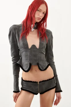 Bermuda Top Black Canvas<Poster Girl New