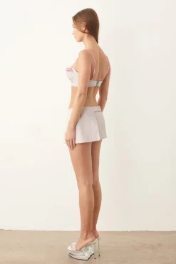 Billie Bra Grey/Pink Pinstripe<Poster Girl Sale
