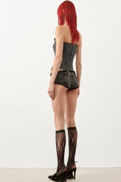 Calamity Corset Black Canvas<Poster Girl Outlet