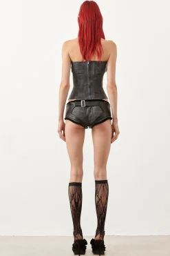 Calamity Corset Black Canvas<Poster Girl Outlet