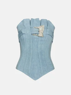 Calamity Corset Coastal Fog<Poster Girl New