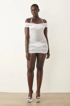Candice Dress Virgin White<Poster Girl New
