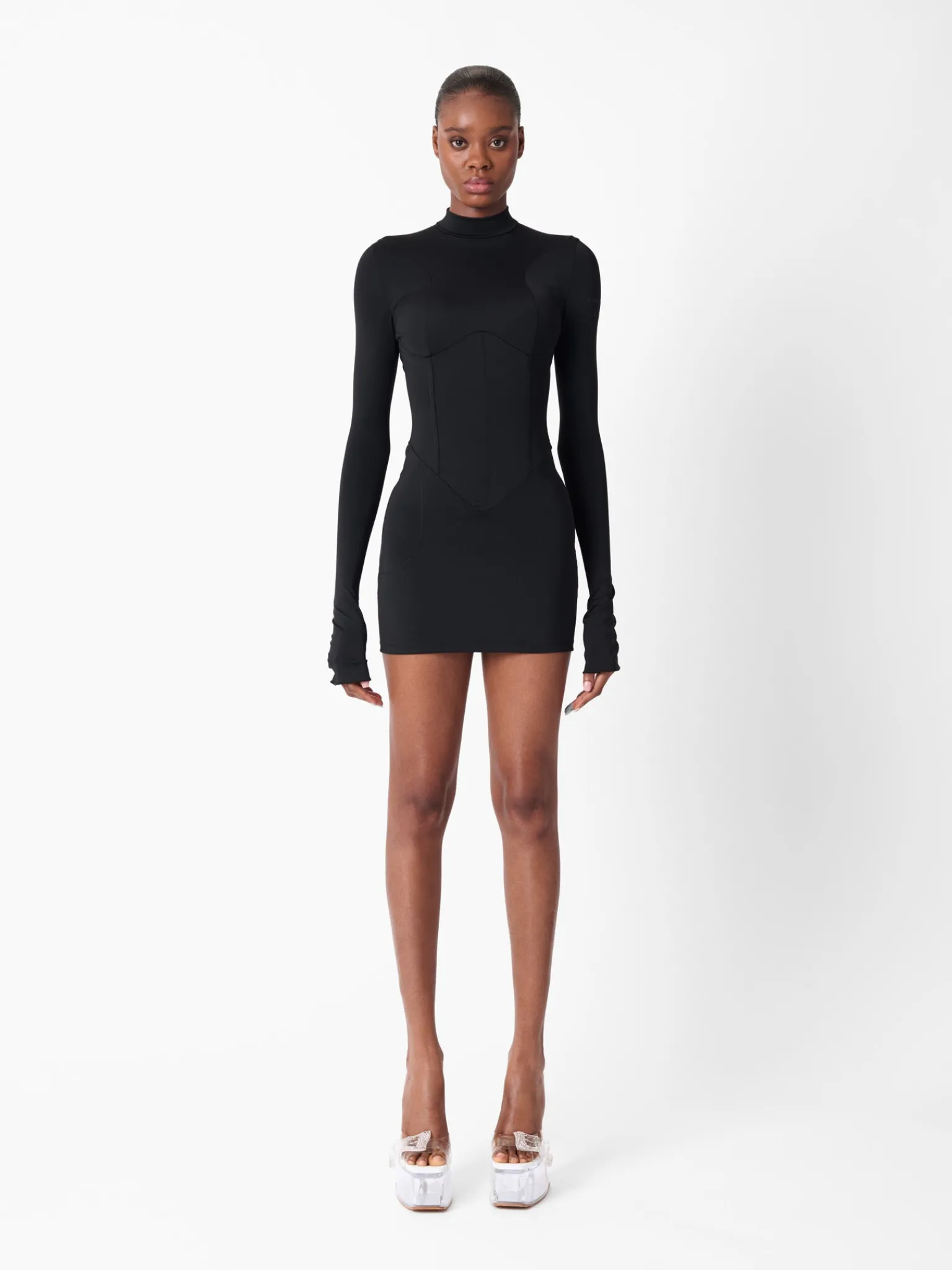 Cat Call Padded Dress<Poster Girl New