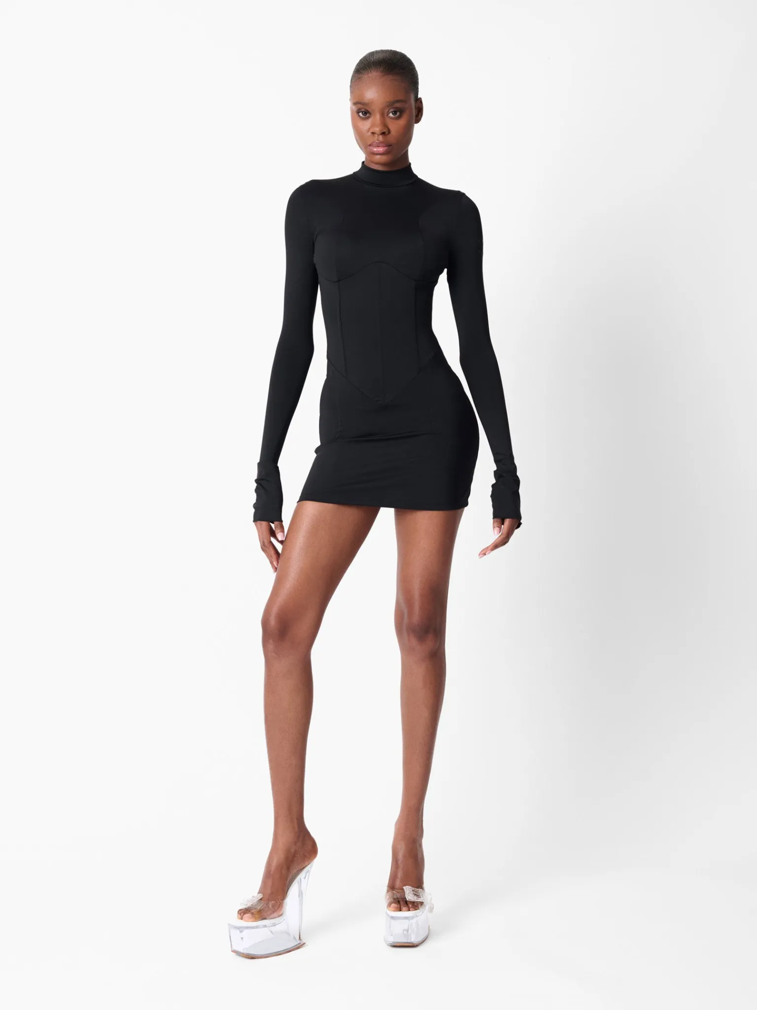 Cat Call Padded Dress<Poster Girl New