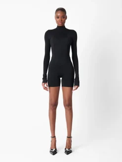 Cat Call Padded Playsuit<Poster Girl Clearance
