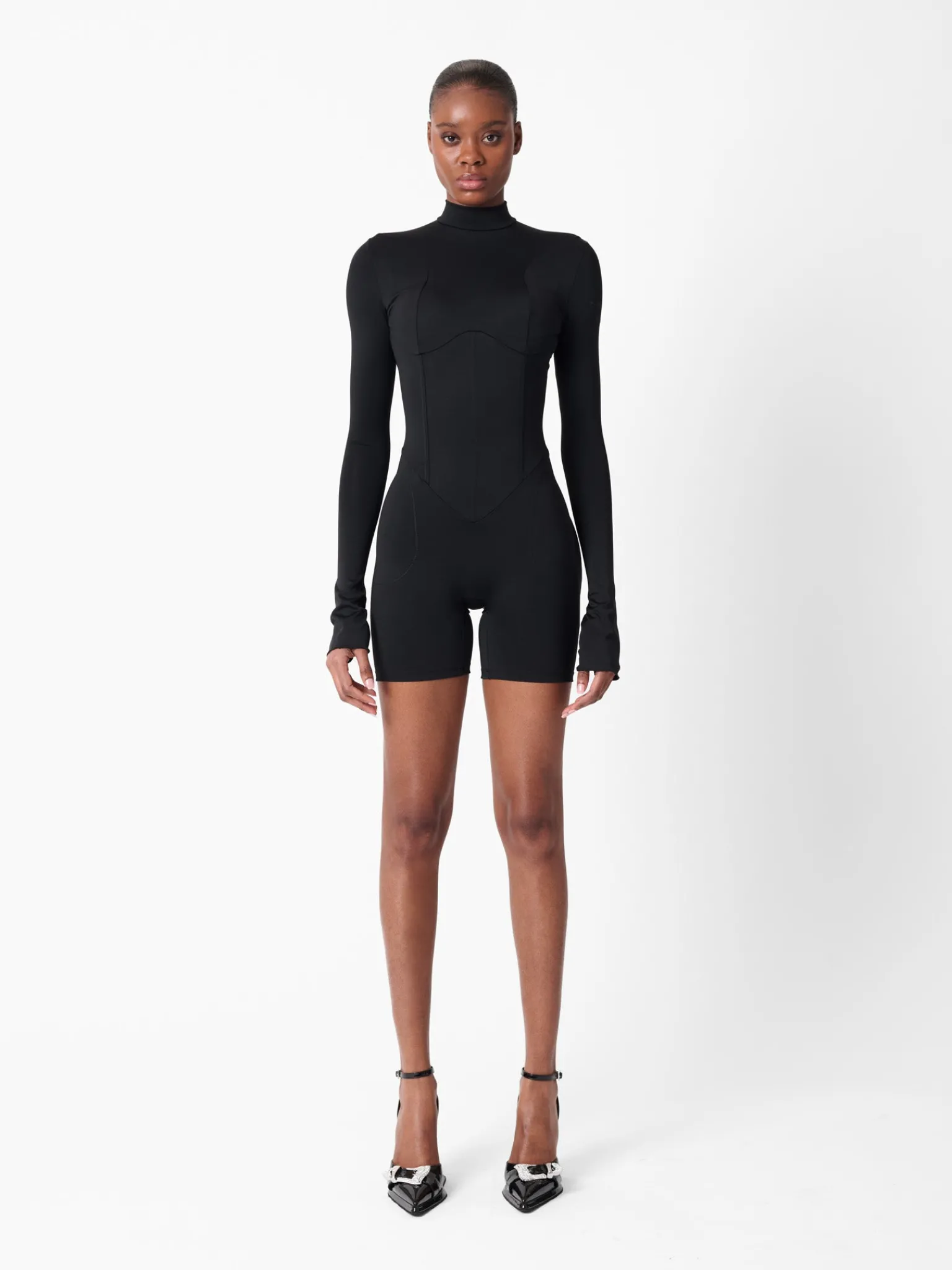 Cat Call Padded Playsuit<Poster Girl Clearance