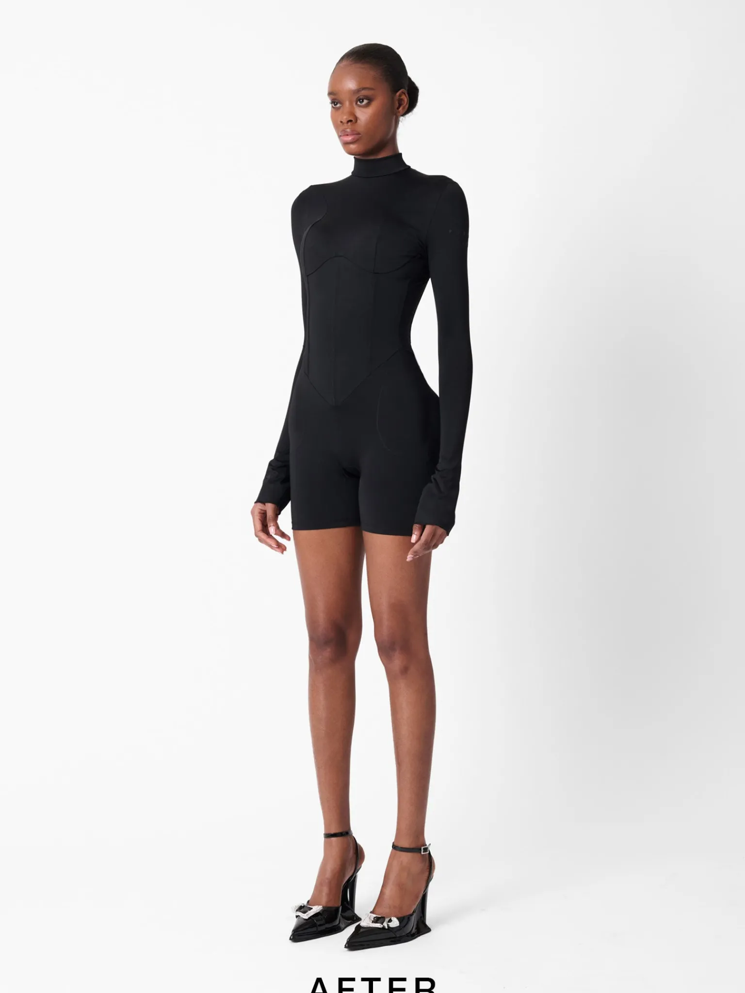 Cat Call Padded Playsuit<Poster Girl Clearance