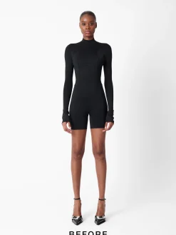Cat Call Padded Playsuit<Poster Girl Clearance
