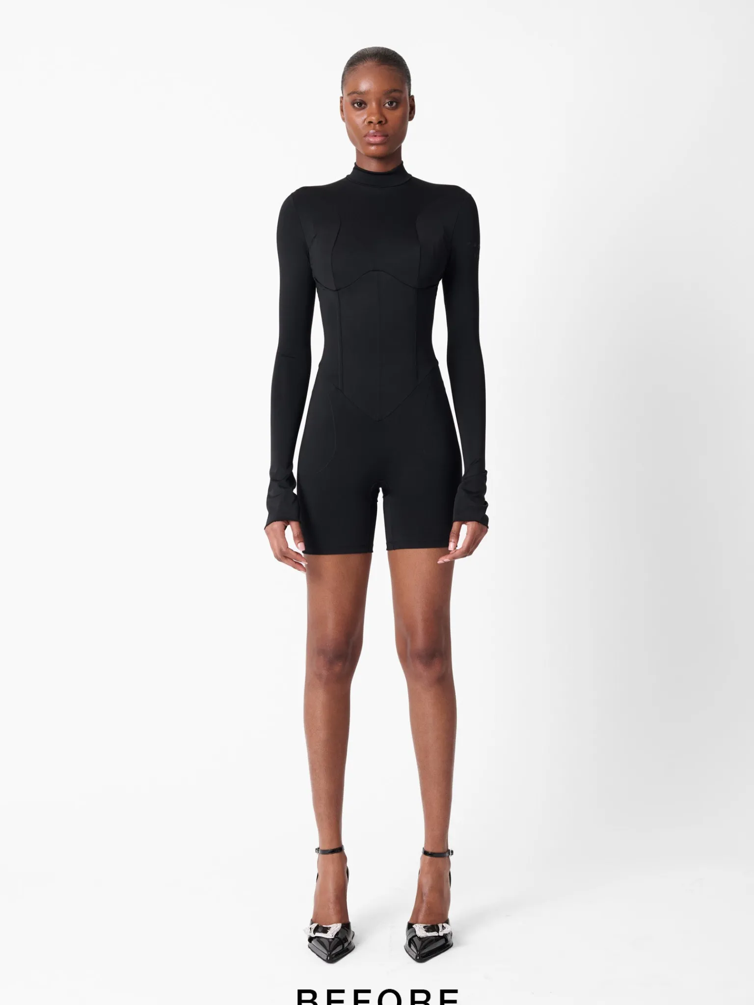 Cat Call Padded Playsuit<Poster Girl Clearance