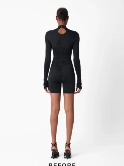 Cat Call Padded Playsuit<Poster Girl Clearance