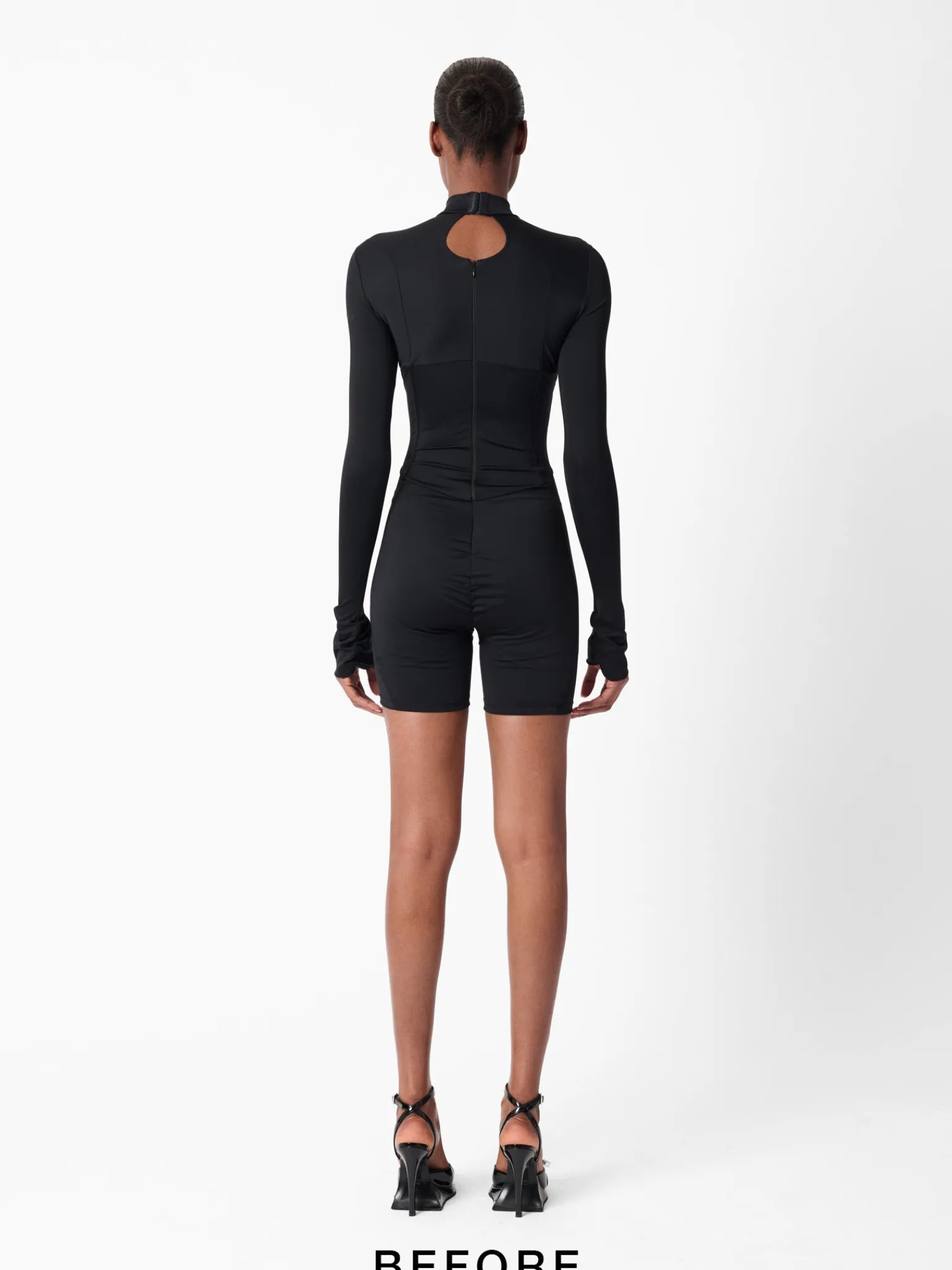 Cat Call Padded Playsuit<Poster Girl Clearance