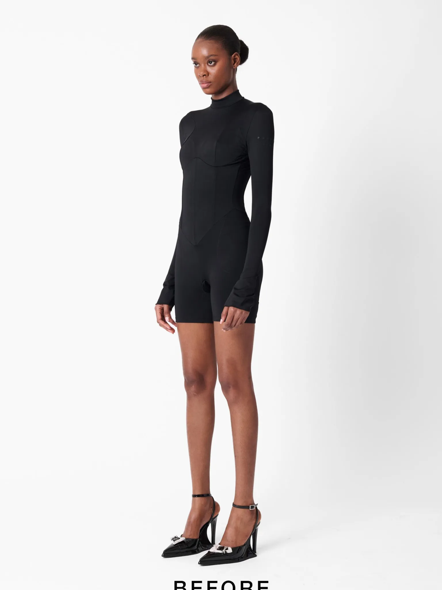 Cat Call Padded Playsuit<Poster Girl Clearance
