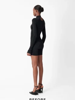 Cat Call Padded Playsuit<Poster Girl Clearance