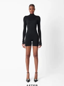 Cat Call Padded Playsuit<Poster Girl Clearance