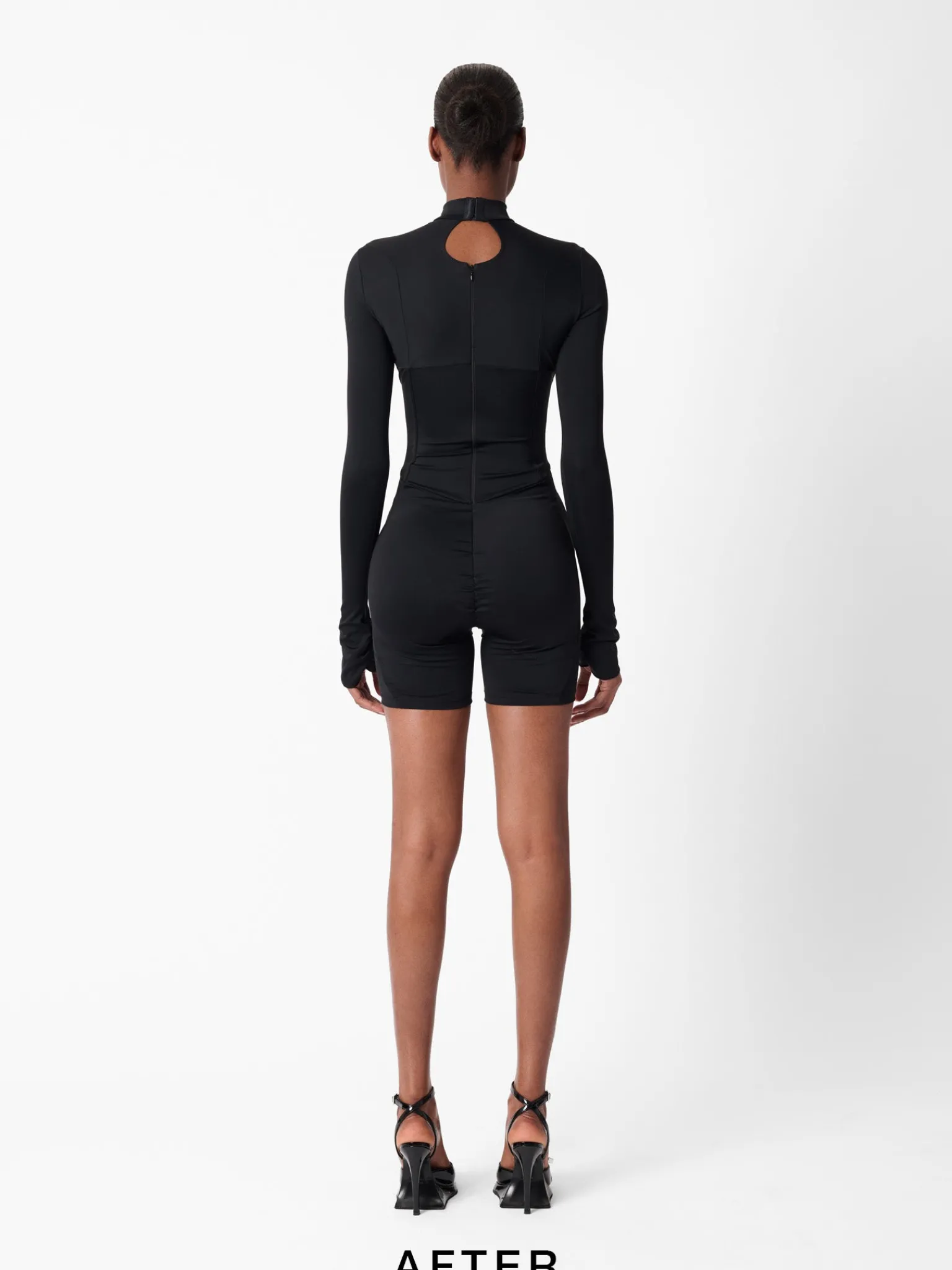 Cat Call Padded Playsuit<Poster Girl Clearance