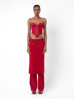 Coleen Corset Red<Poster Girl