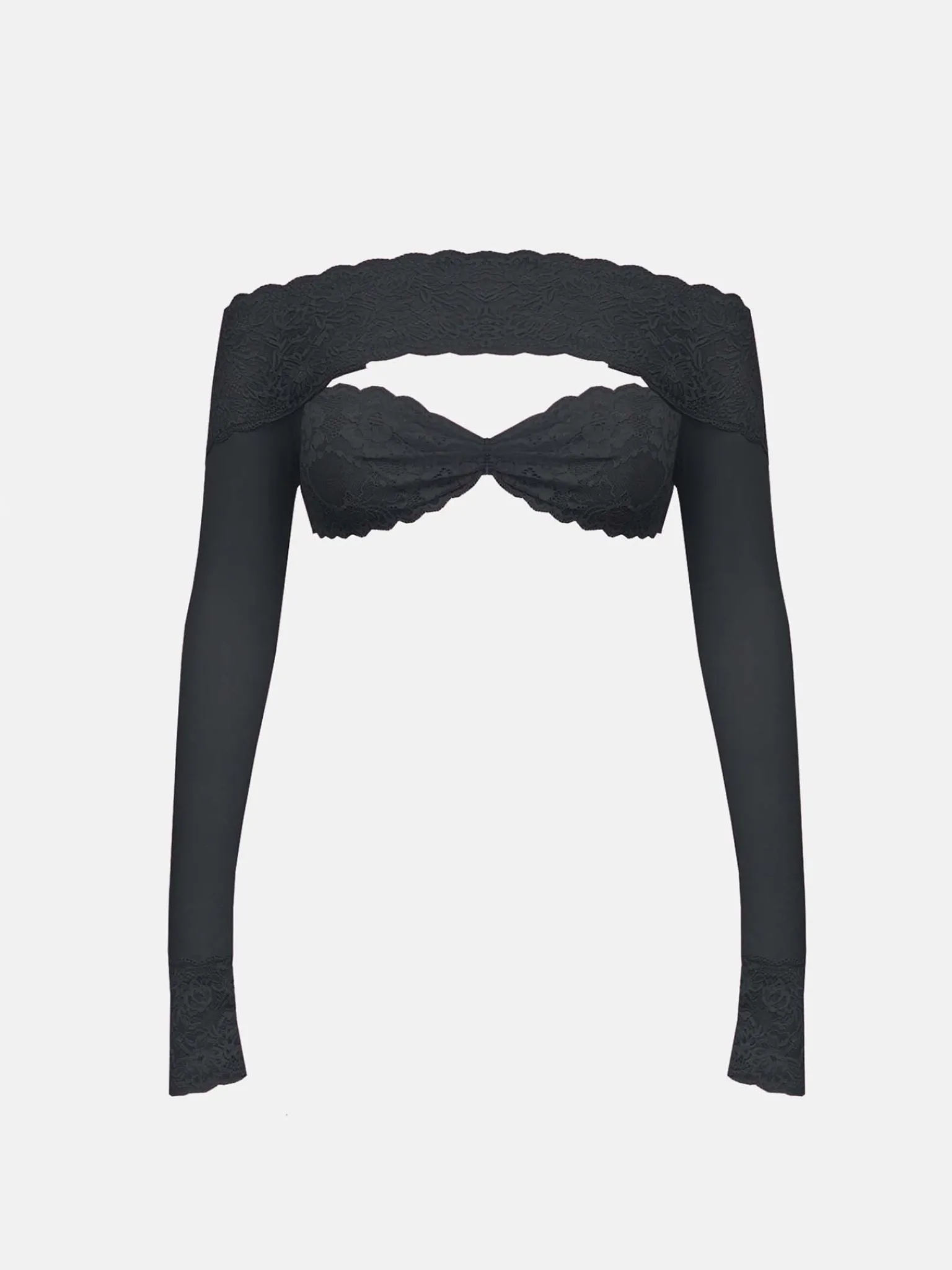 Davina Top Lace Raven Black<Poster Girl Online