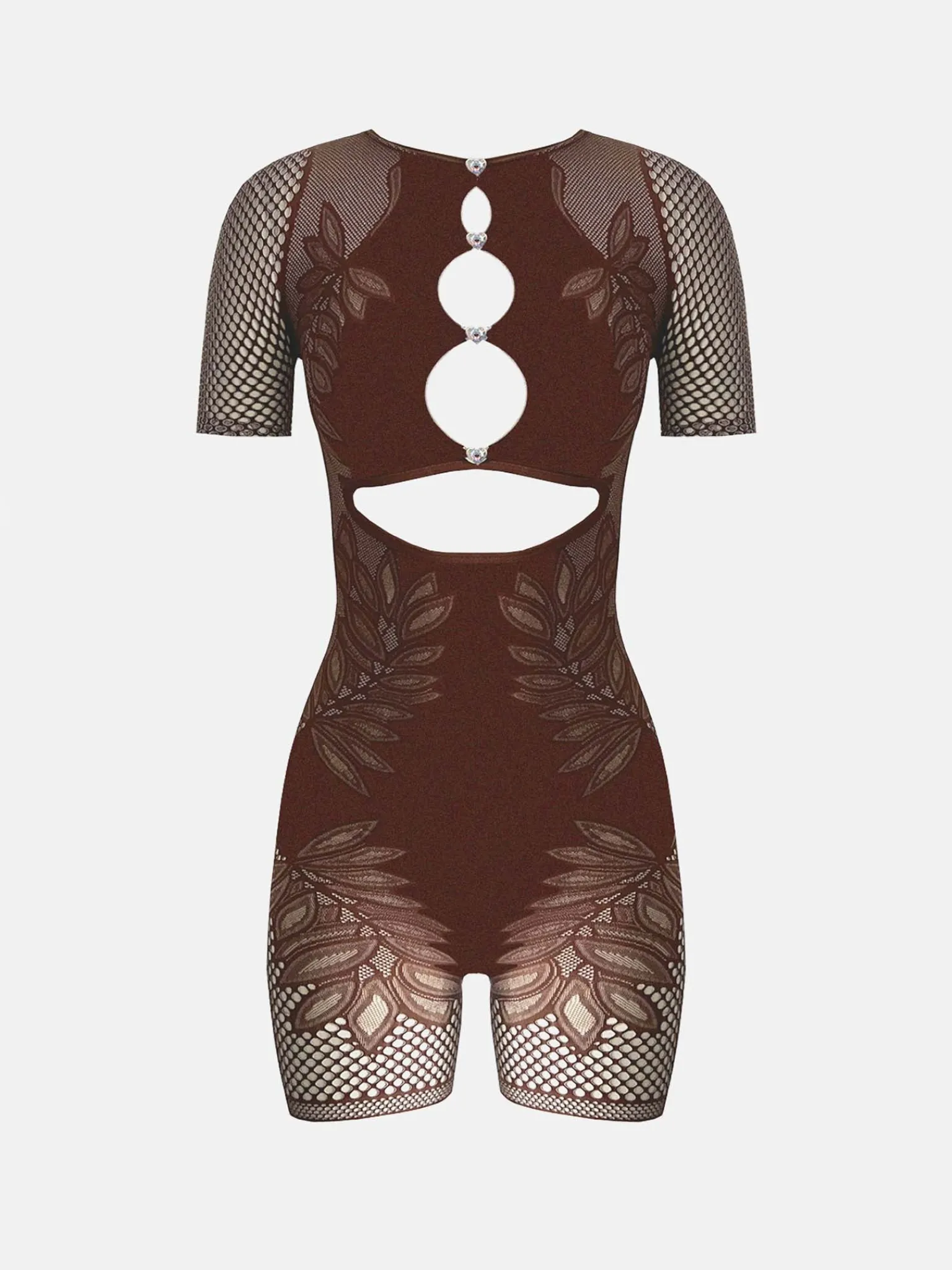 Dinero Playsuit Old Money Brown<Poster Girl Sale