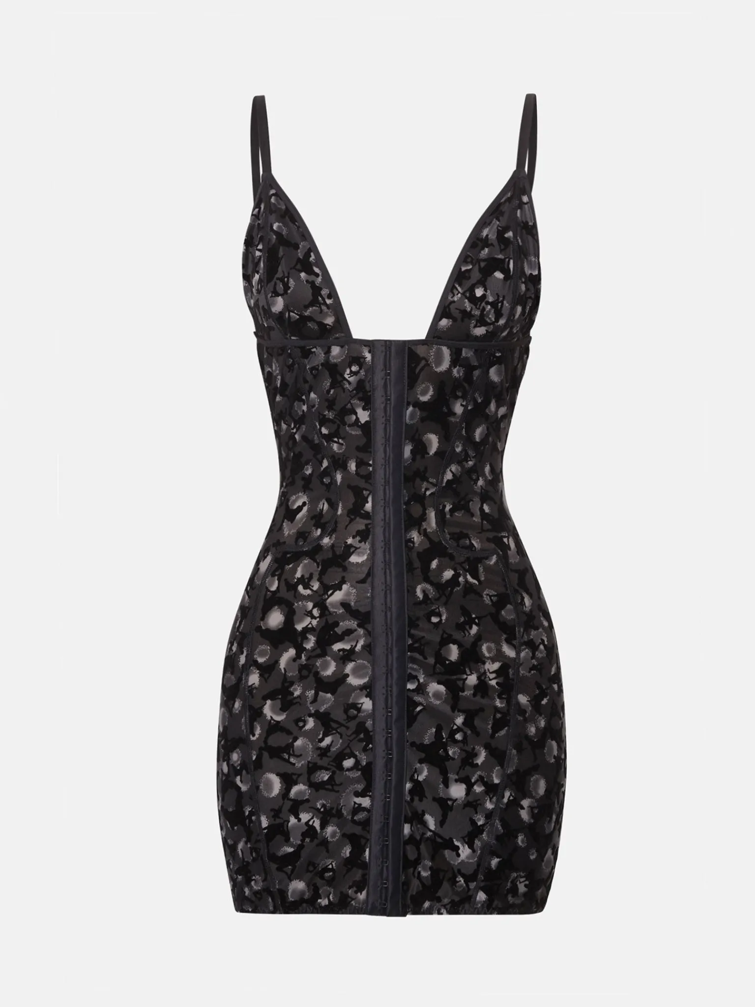 Doll Dress Black Leopard Print<Poster Girl