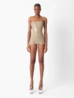 Downtown Latex Playsuit<Poster Girl Online