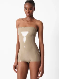 Downtown Latex Playsuit<Poster Girl Online