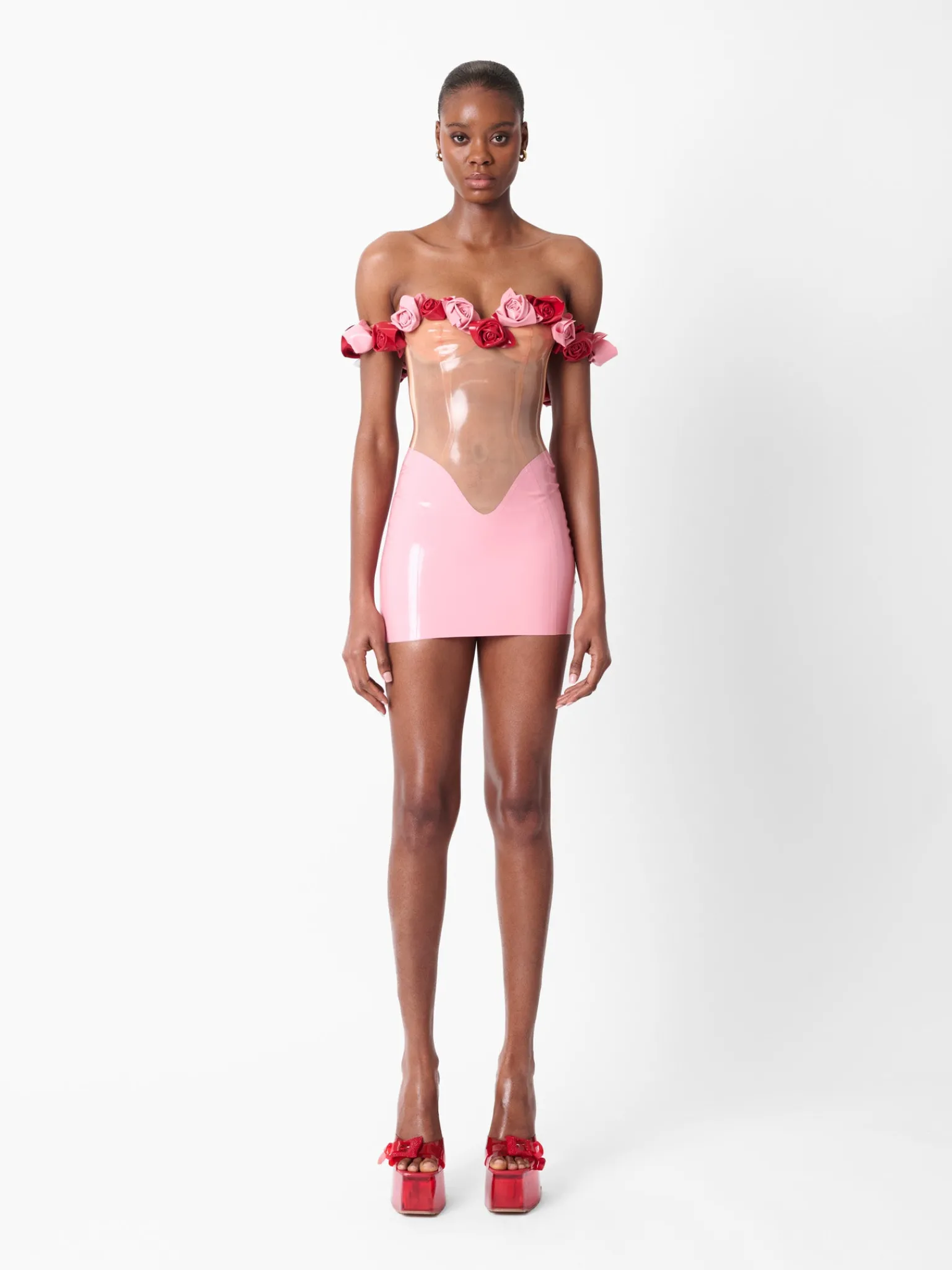 Fantasy Latex Dress Pink<Poster Girl Hot
