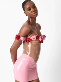Fantasy Latex Dress Pink<Poster Girl Hot