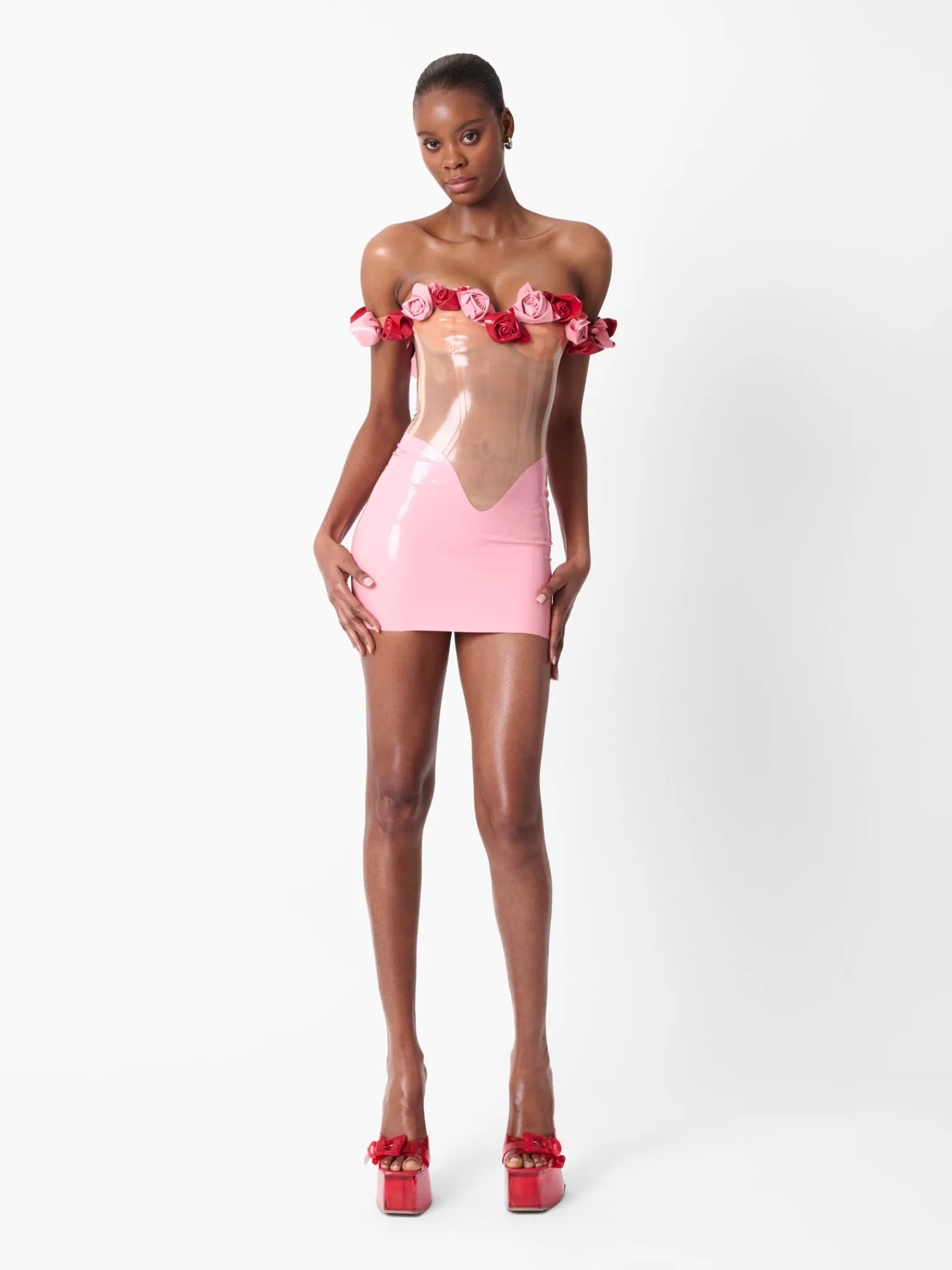 Fantasy Latex Dress Pink<Poster Girl Hot