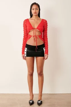Geneva Top Red<Poster Girl Best