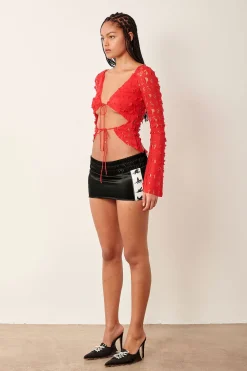 Geneva Top Red<Poster Girl Best