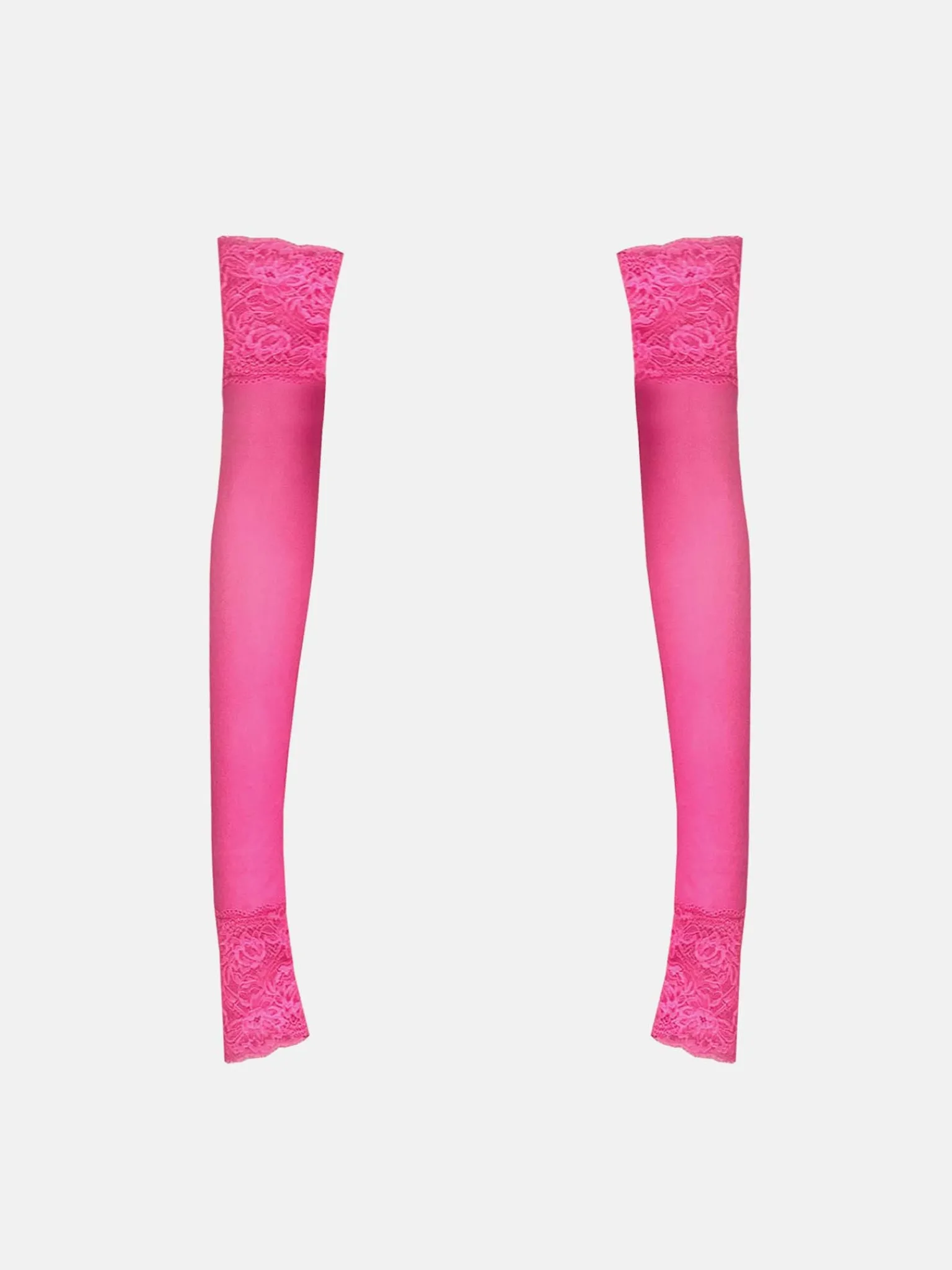 Gia Lace Long Sleeves Harlot Pink<Poster Girl Hot