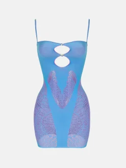 Gisele Dress Crypto Blue<Poster Girl