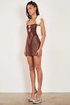 Gisele Dress Old Money Brown<Poster Girl Outlet
