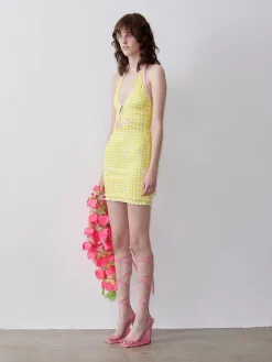 Gretchen Mini Dress Sunshine Gingham<Poster Girl New