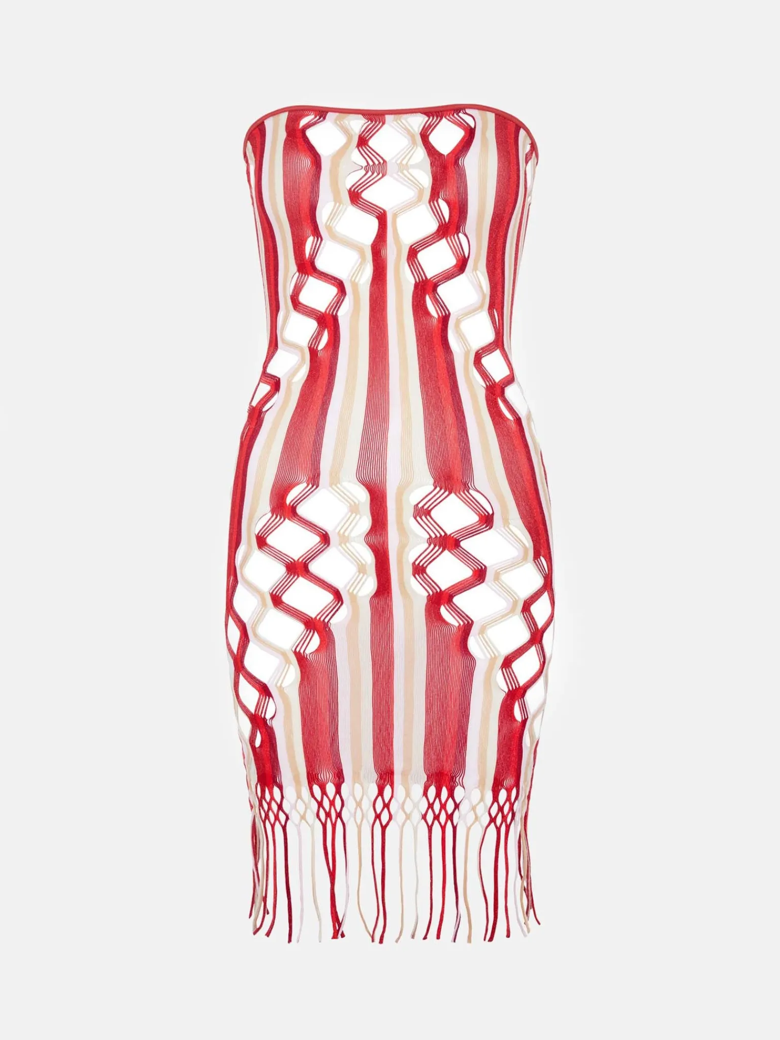 Haze Dress Burgundy Stripe<Poster Girl New
