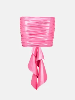Heartie Latex Skirt Pink<Poster Girl New