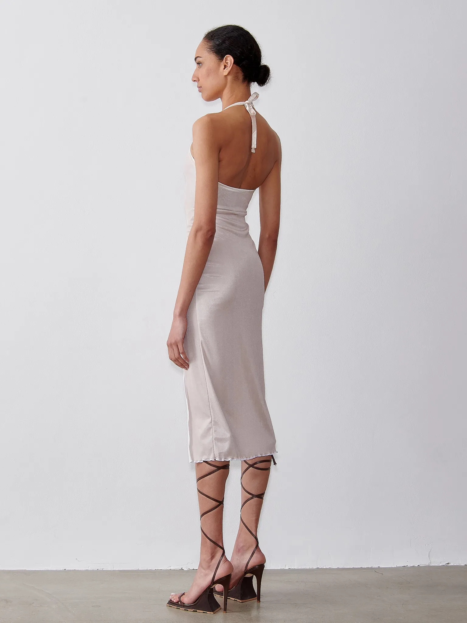 Heather Midi Dress Pumice Stone<Poster Girl Sale